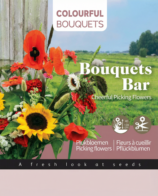 Bunter Mix Blumenstrauß Bar – einjähriges Anzucht-Set Samen von SeedsChoice
