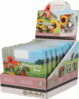 Picking Flowers Seeds Colourful Annual Mix Bouquet Bar Kit