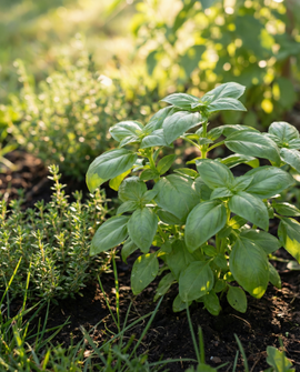 Kitchen Herb Seeds Ocimum Basilicum Sweet Basil Winter Thyme Kit