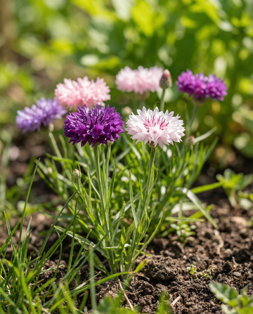 Kornblume Tape Mixed Double Flowered 7,5 m (Centaurea cyanus) – einjähriges Saatband von SeedsChoice
