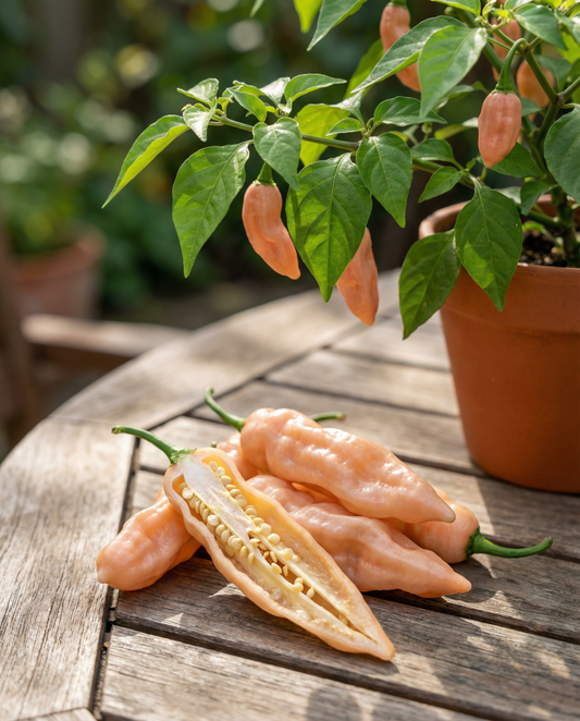 Dorset Pink Pepper (Capsicum chinense) – einjähriges Gemüsesaatgut von SeedsChoice