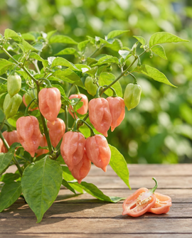 Habanero-Rosa-Chilisamen Capsicum Chinense einjährig