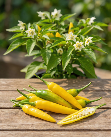 Hot Lemon Drop Pepper (Capsicum baccatum) – vegetable seeds from SeedsChoice