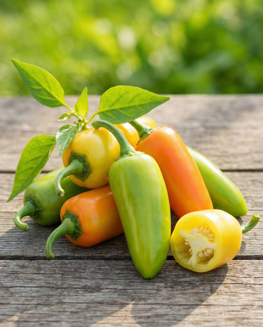 Paprika Caloro (Capsicum annuum) – einjährige Gemüsesamen von SeedsChoice
