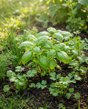 Culinary Collection Basil Chives Dill Coriander Parsley Mint – herb seeds from SeedsChoice