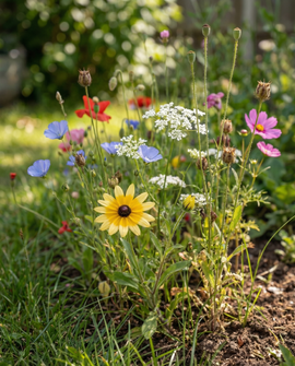 Flowers For Birds Seeds Annual Mix 25 M2 Coverage