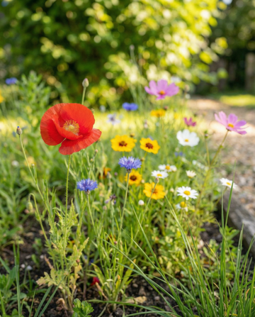 Roadside Wildflower Mix 25m2 Coverage – annual flower seeds from SeedsChoice