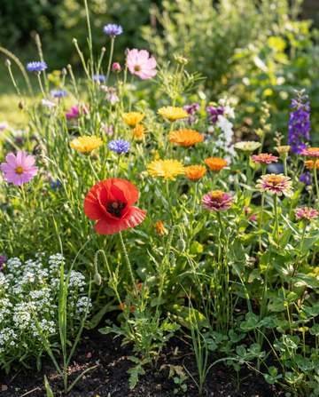 Sommermischung 25 m² Abdeckung Samen – einjährige Blume