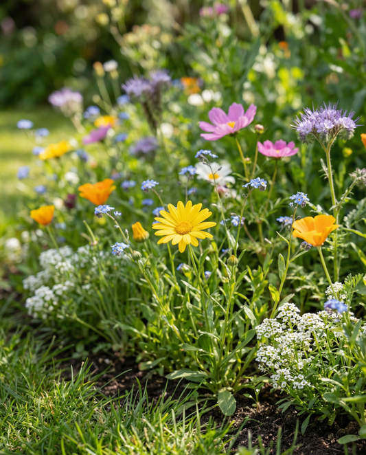 Für Bienen Mischung 50m2 Abdeckung Niedrig Wachsend – einjährige Blumensamen von SeedsChoice