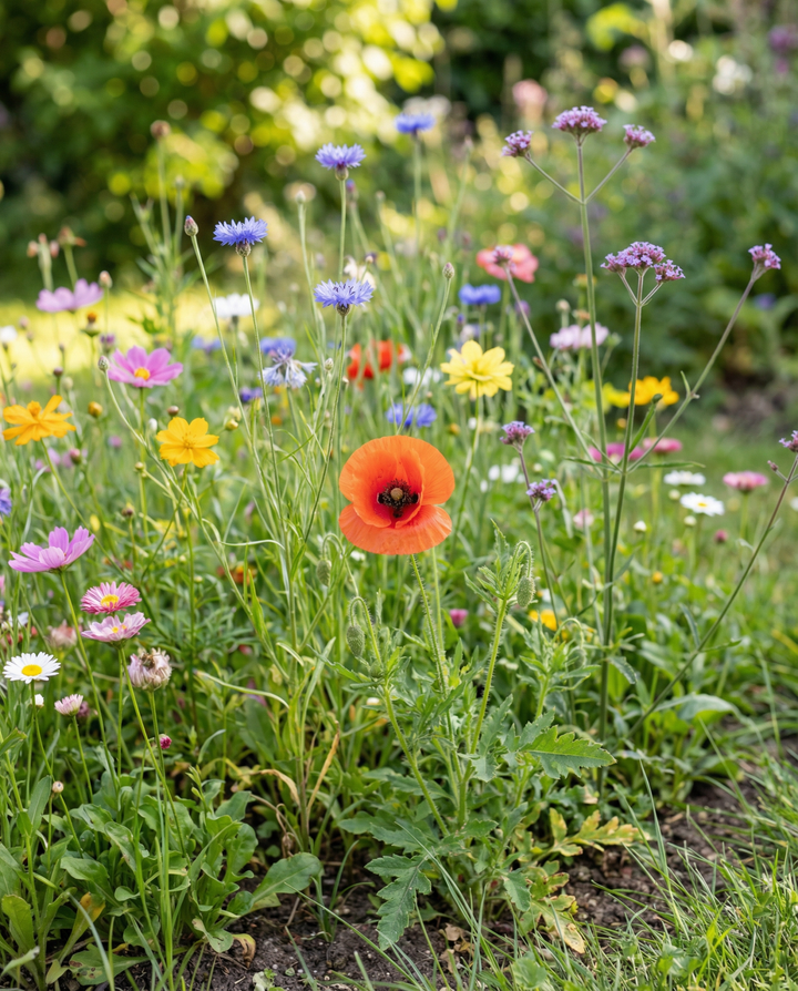Sommermischung Schütteldose 50 m² Abdeckung Samen – einjährige Blume