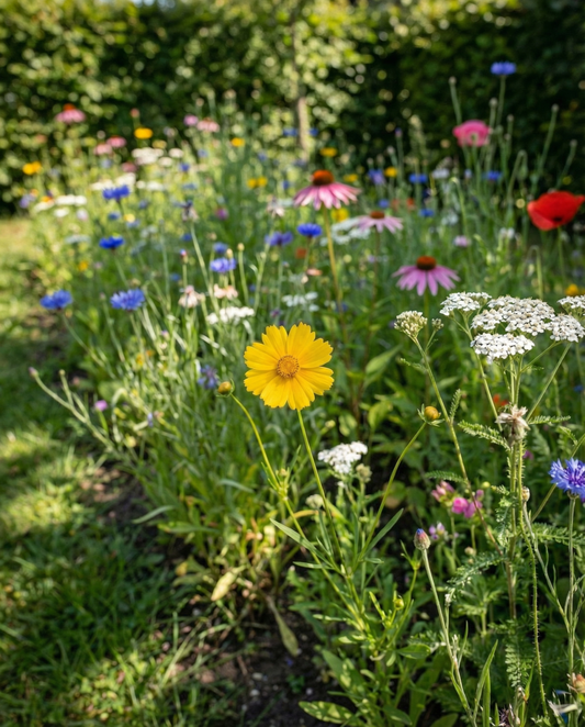 Native Wildflower Mix Meadow Blend – annual flower seeds from SeedsChoice