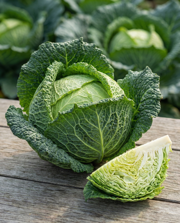 Savoy Cabbage Vertus 3 (Brassica oleracea) – annual vegetable seeds from SeedsChoice