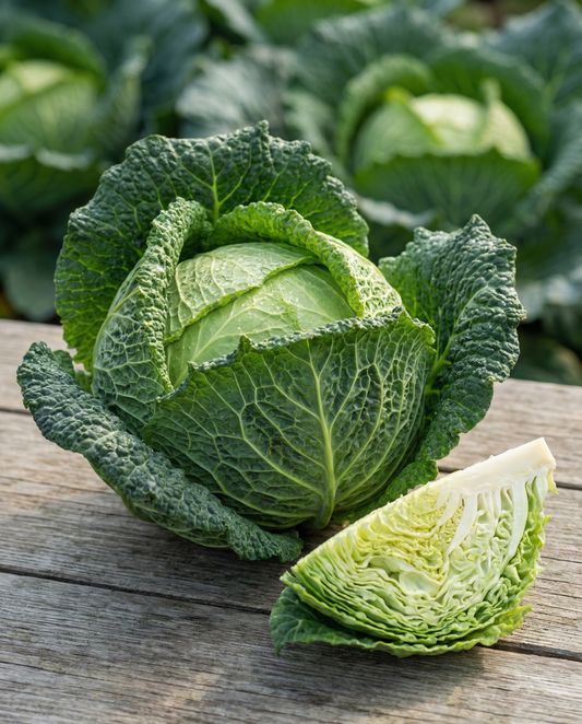 Wirsing Vertus 3 (Brassica oleracea) – einjährige Gemüsesamen von SeedsChoice