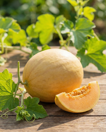 Melone Bari F1 (Cucumis melo) – einjährige Gemüsesamen von SeedsChoice