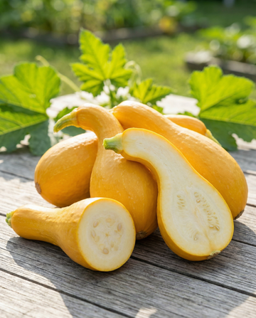 Early Summer Crookneck Squash (Cucurbita pepo) – einjährige Gemüsesamen von SeedsChoice