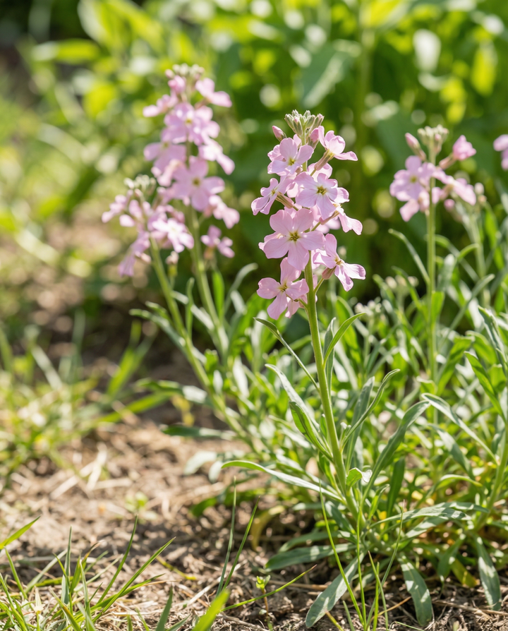 Nachtviolensamen Rosa (Matthiola longipetala) – einjährige Blume
