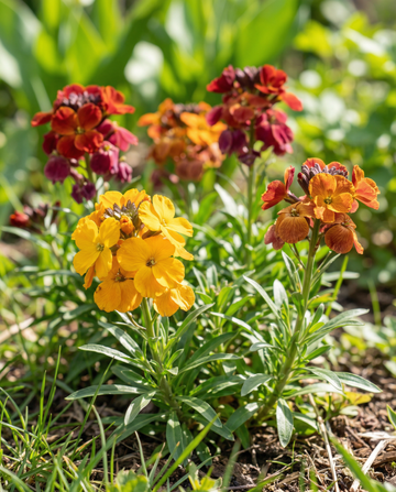 Wallflower Tom Thumb Mixed (Erysimum cheiri) – biennial flower seeds from SeedsChoice