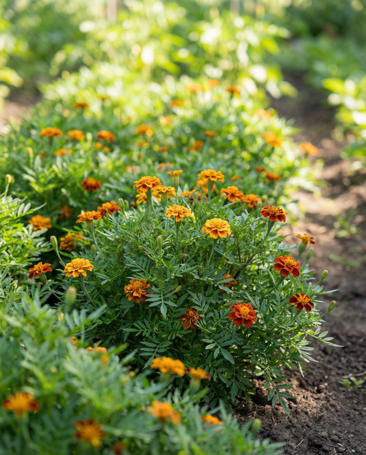 Französische Studentenblume Gründüngung Bonita 50g Samen (Tagetes patula) – einjährige Gründüngung